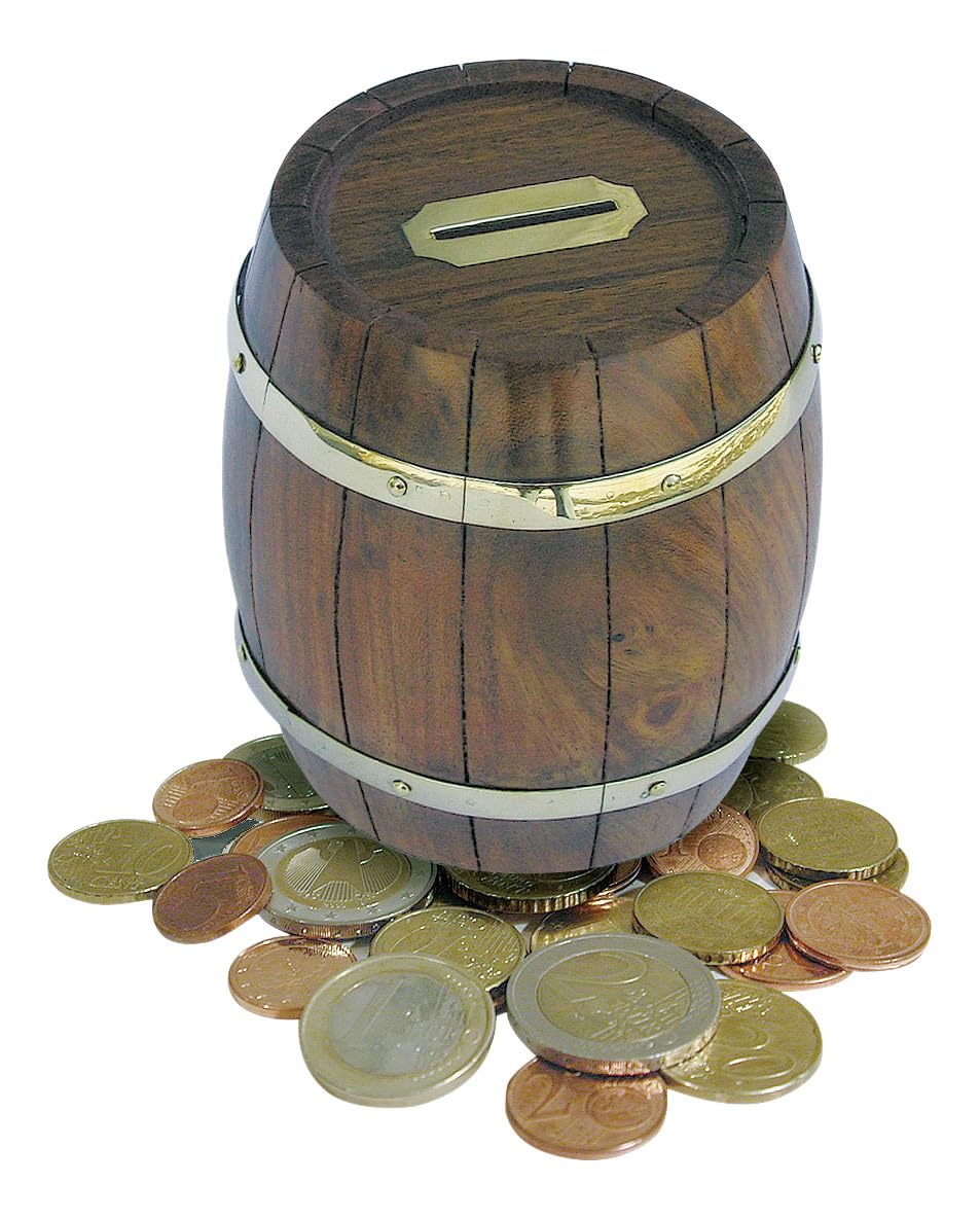 Spardose - Fass Sparbüchse Ø=10cm Sea-Club Maritime Dekoration
