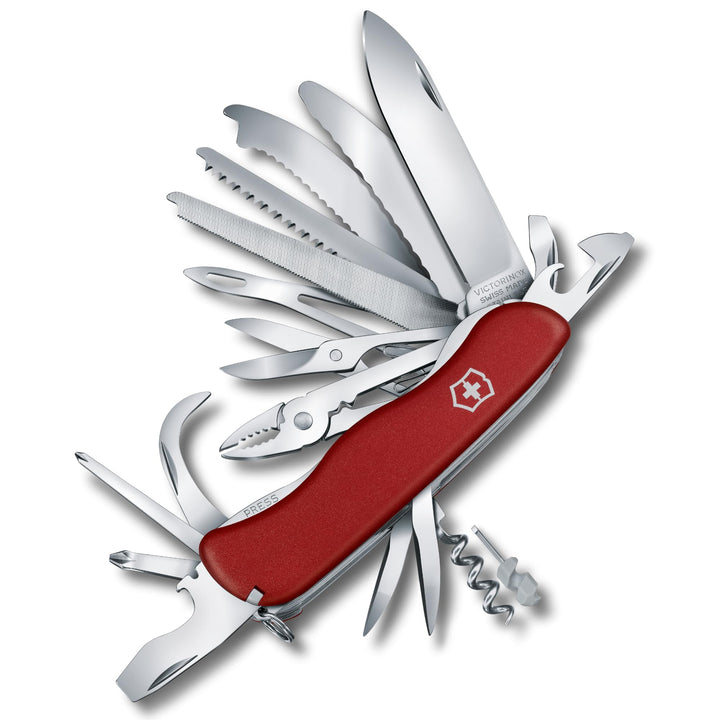 Victorinox, Schweizer Taschenmesser, Work Champ XL, Multitool, 31 Funktionen, Klinge, gross, Korkenz