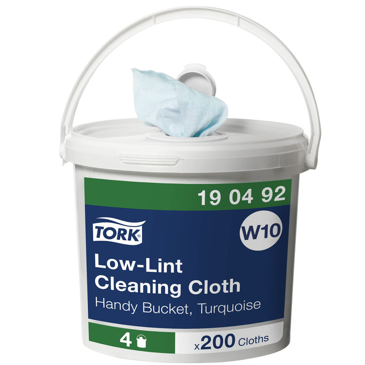 Tork 190492 Eimer-Spender von Reinigungstüchern, 1 x 60 m Turquoise 60 stück (1er Pack), Turquoise 6