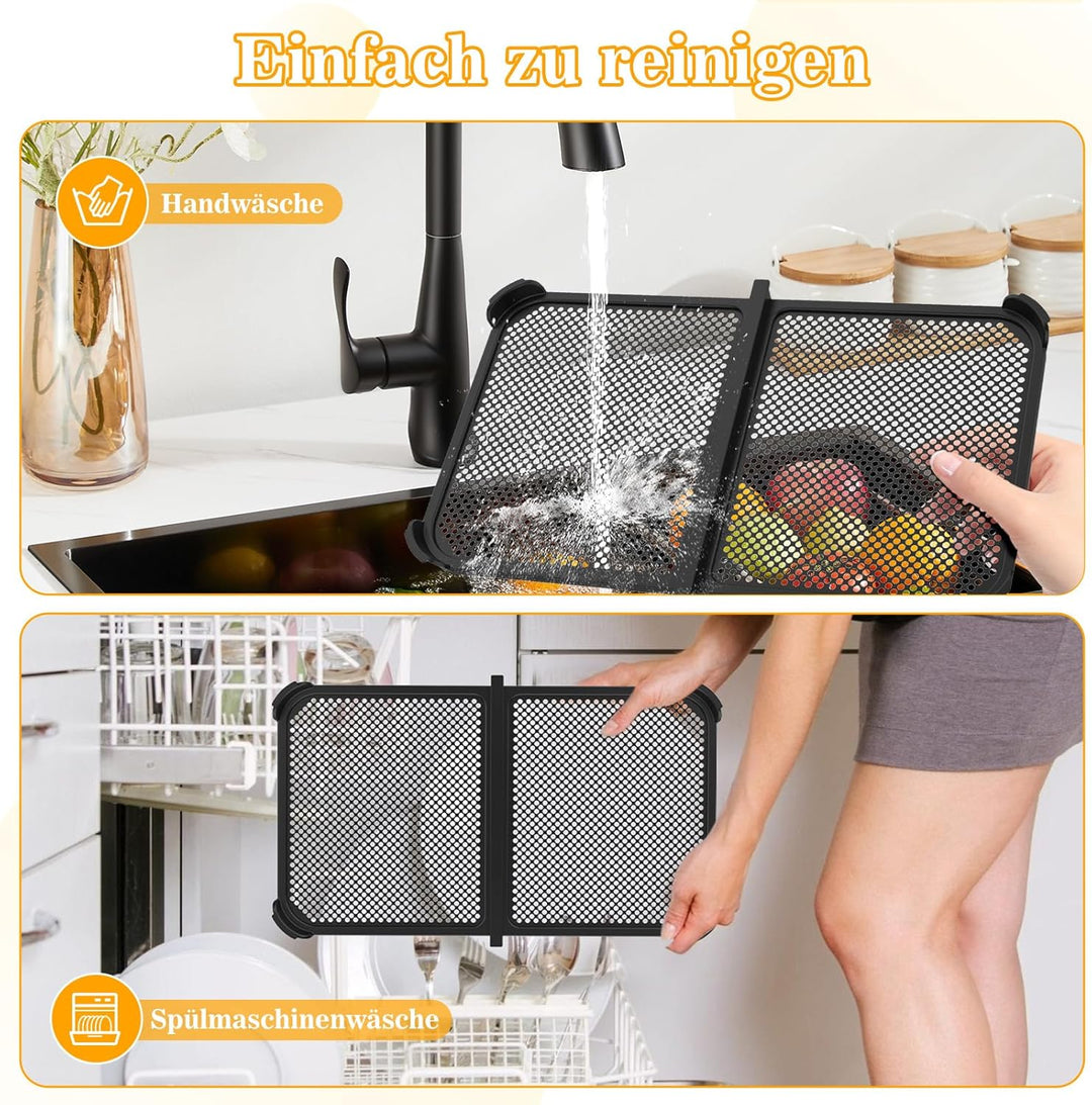 Spritzschutz für Ninja Foodi Flexdrawer 10,4 L Heissluftfritteuse AF500EU, Ninja Heissluftfritteuse