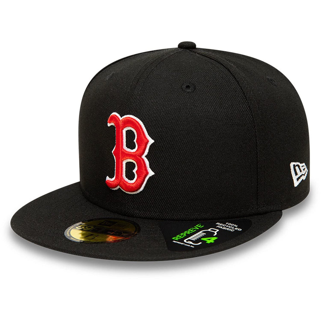 New Era - MLB Boston Red Sox Repreve 59Fifty Fitted Cap Farbe Schwarz 7 - 55,8cm Schwarz, 7 - 55,8cm