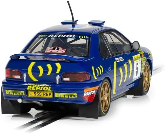 Scalextric C4555 1:32 Subaru Impreza WRC C. Sainz 1995 HD - Slotcar, Rennbahn, Auto für Rennbahn, Re