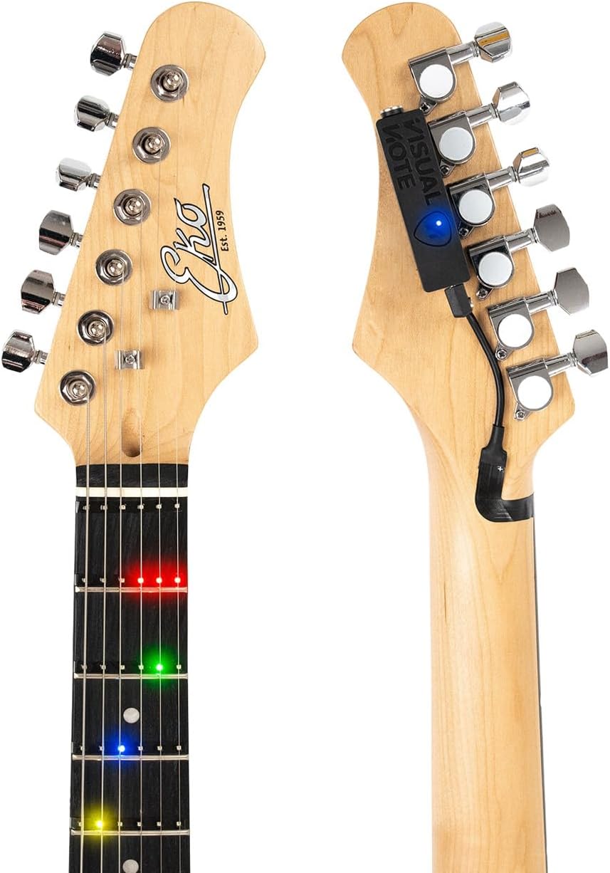 VISUAL NOTE - Kit F, Gerät zum Lernen und Lehren der Gitarre, bestehend aus einer RGB-LED-Folie für