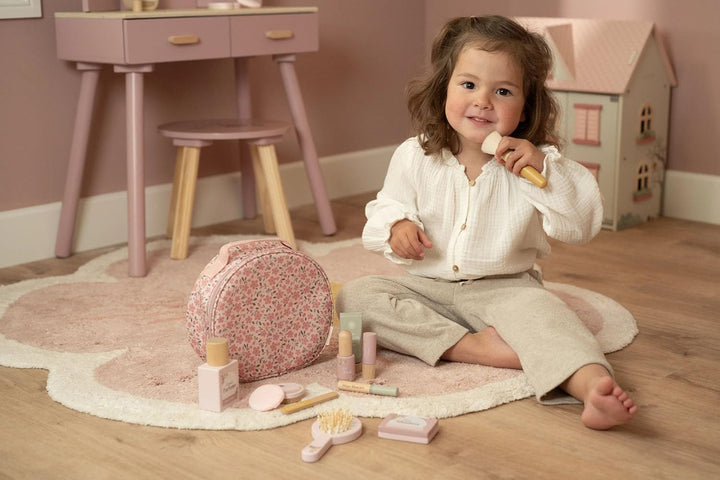Little Dutch 2515 Holz Spielset Beautycase Schminkkoffer - rosa