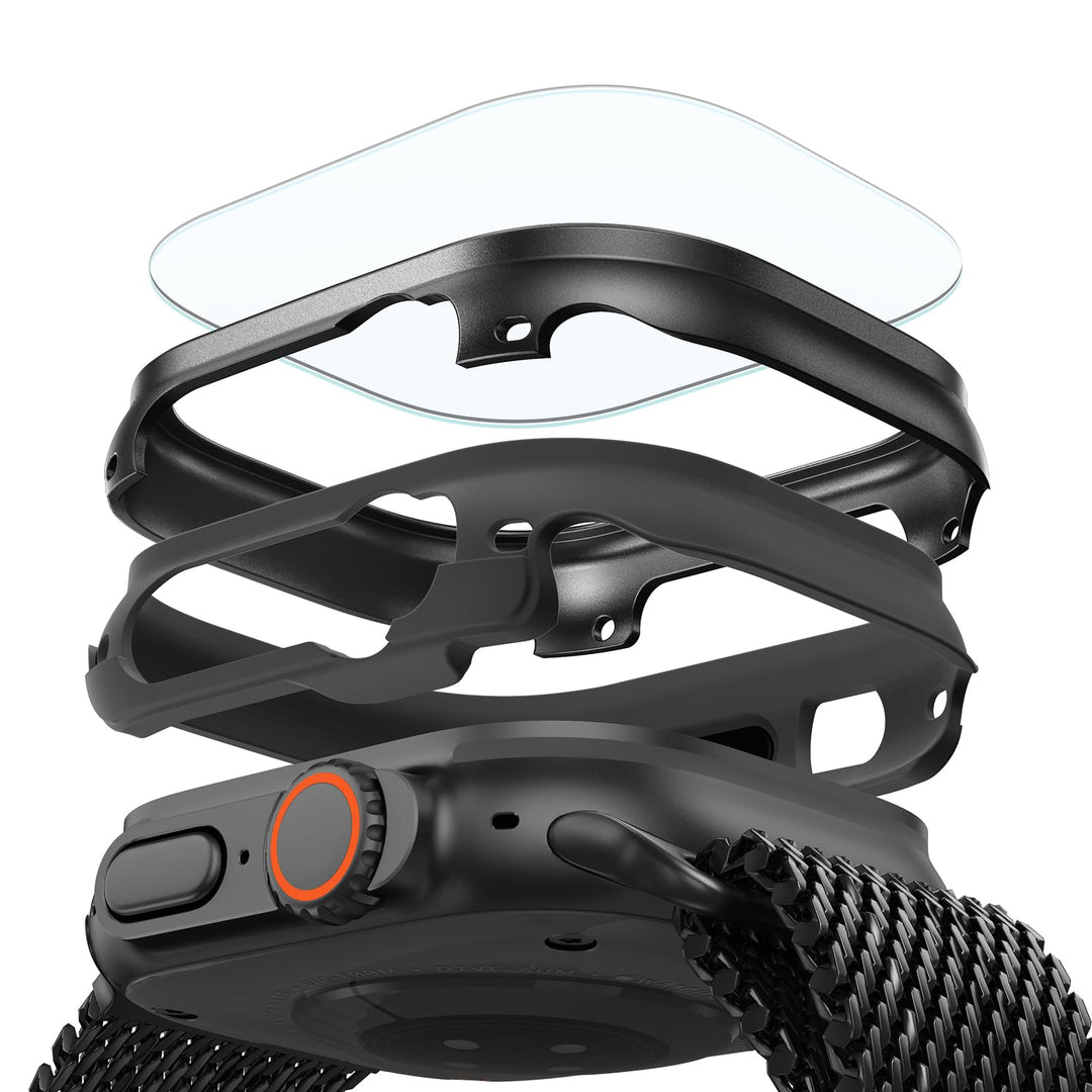 ESR für Apple Watch Ultra 2/1 Hülle mit Displayschutz (2024/2023/2022, 49mm), Militärnorm Schutz, Ca
