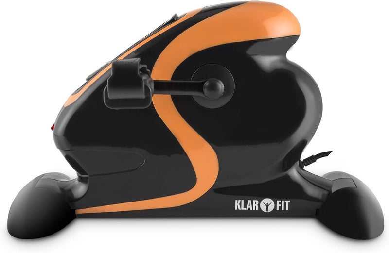 Klarfit Cycloony Beintrainer - Pedaltrainer für Muskelaufbau, 70 W Beintrainer für zuhause, 12 Gesch