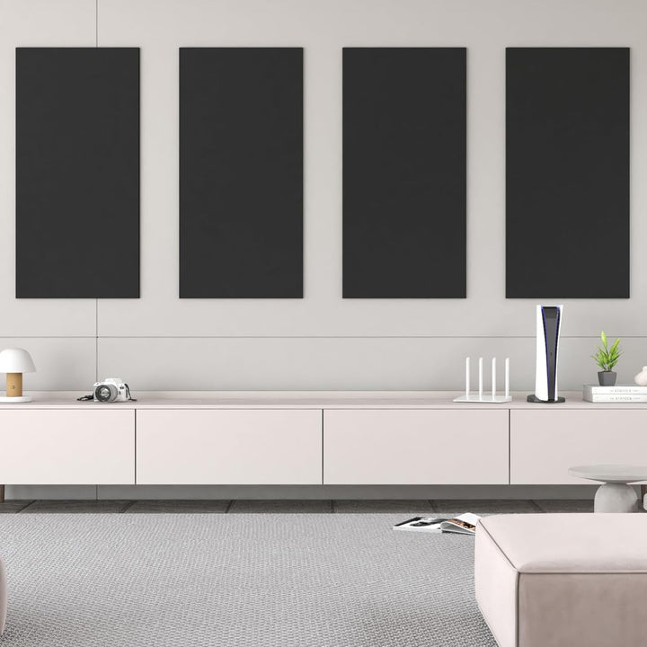 TONOR Gross Akustikpaneele Selbstklebend, 4 Pack 112x55 cm Schallschutzplatten Akustikplatten für Wa
