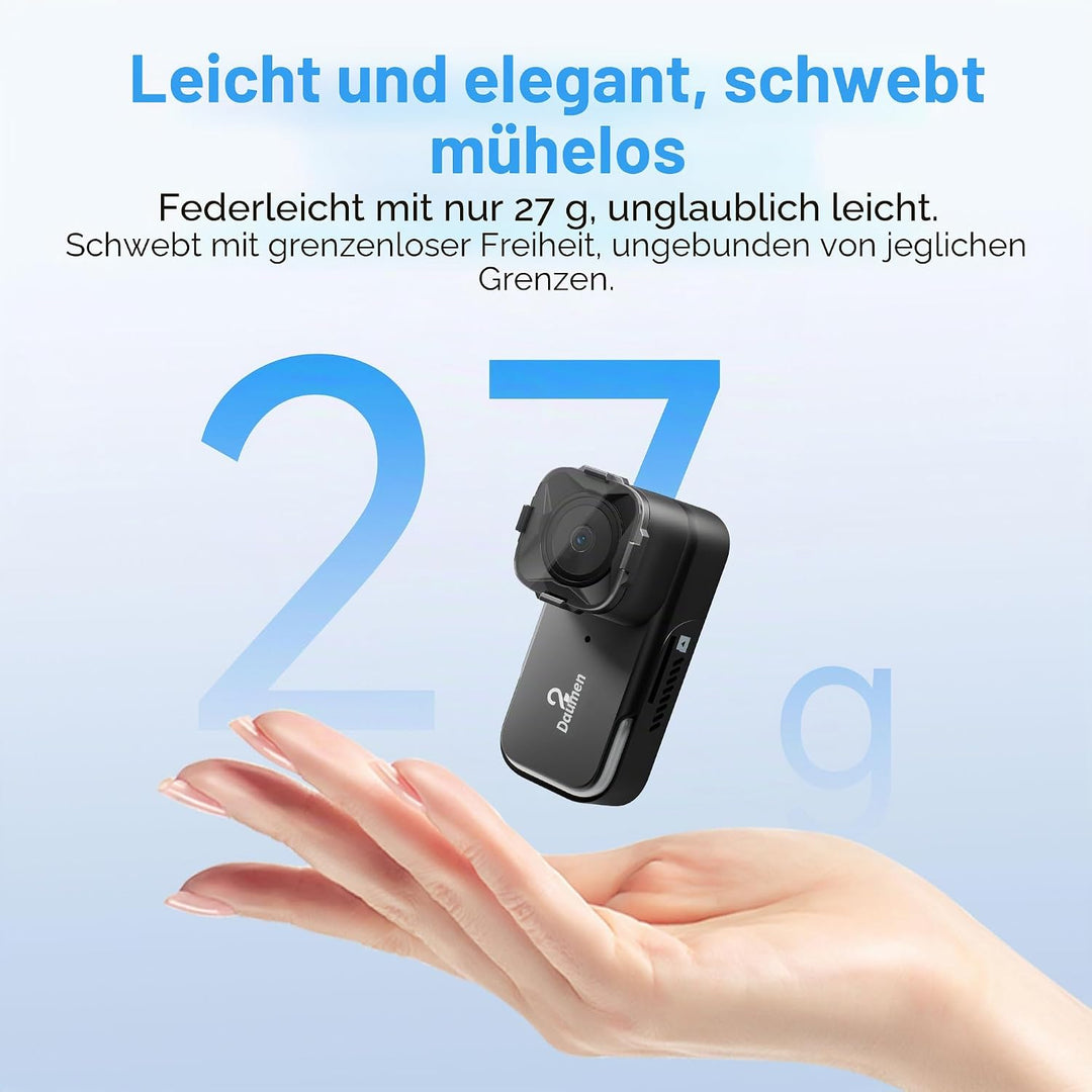 RunCam Thumb 2 FPV Mini Action Kamera 4K60FPS 27g Fernbedienung Aufnahme mit Gyroflow Stabilisierung