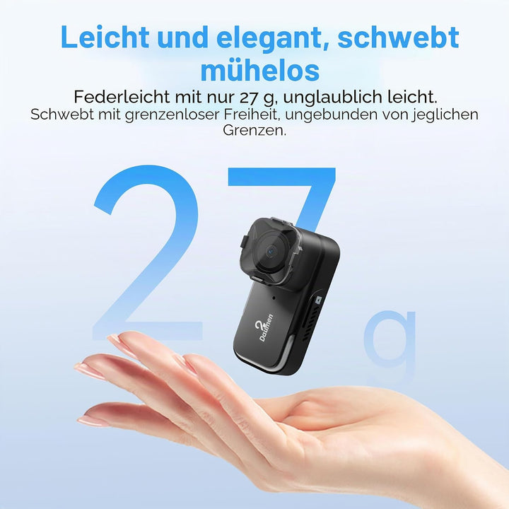 RunCam Thumb 2 FPV Mini Action Kamera 4K60FPS 27g Fernbedienung Aufnahme mit Gyroflow Stabilisierung