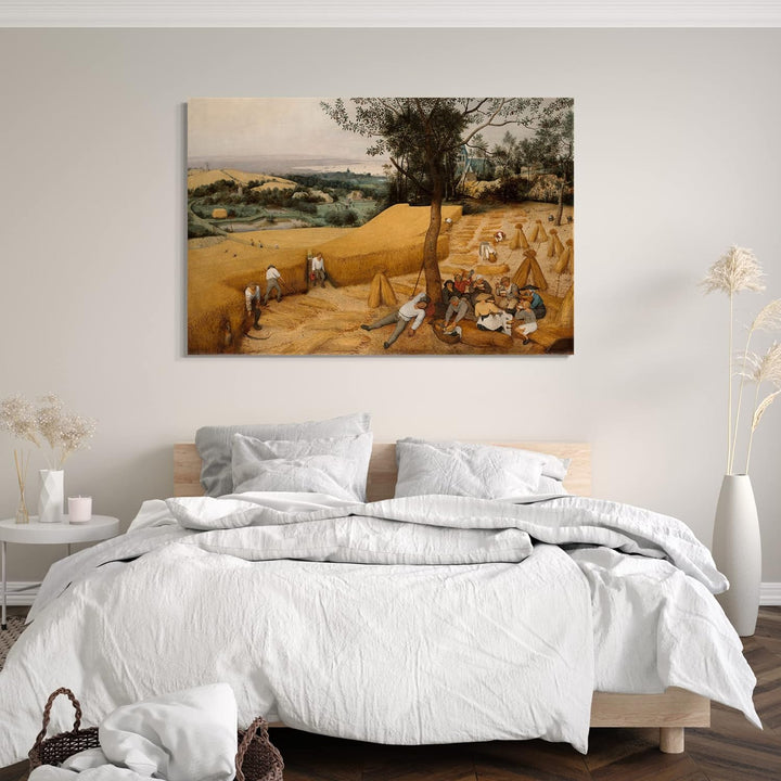 Leinwand (60x40cm): Peter Bruegel der Ältere - Die Erntearbeiter 60x40 cm, 60x40 cm