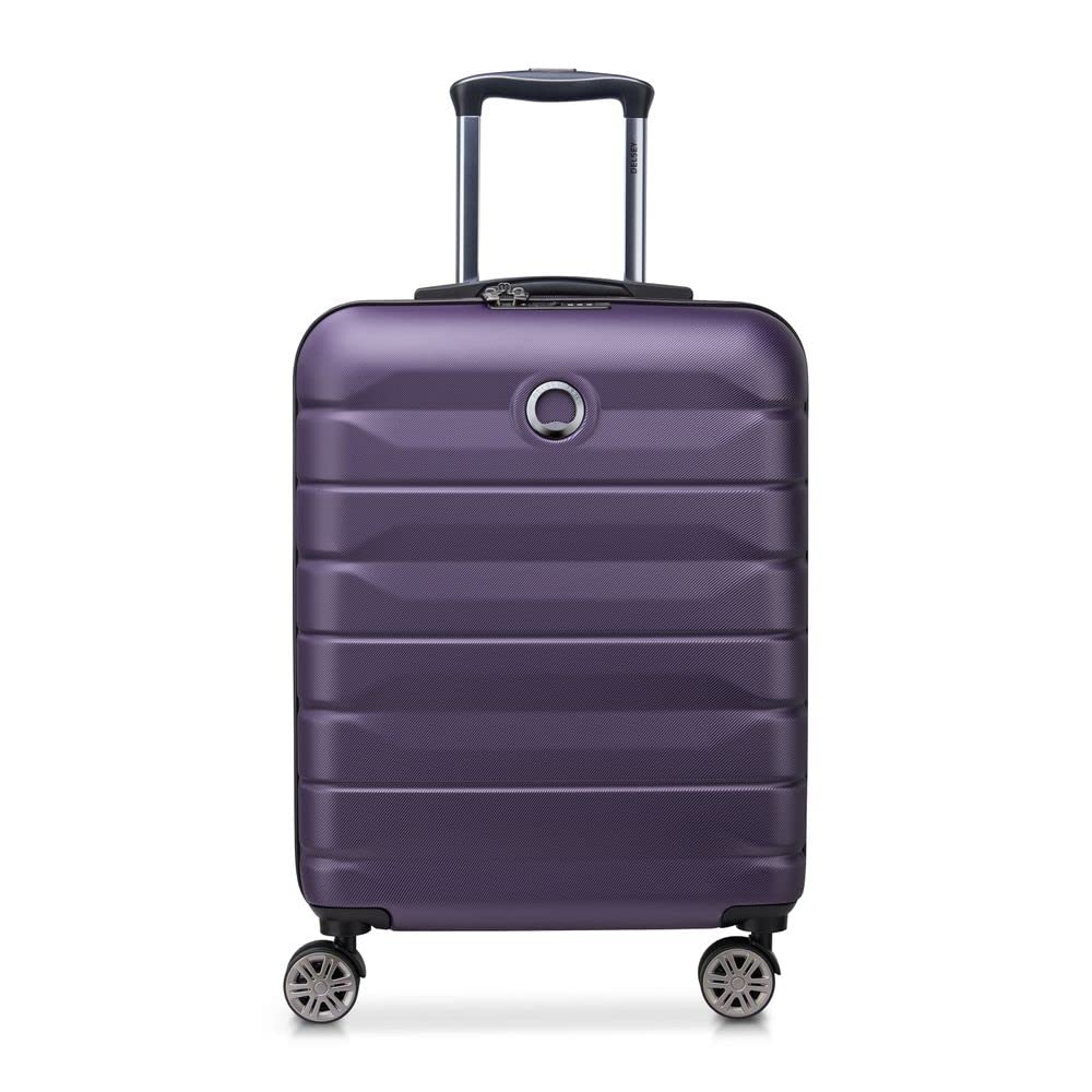 Delsey Paris Meteor Kabinenkoffer Slim 4 Doppelrollen 55 cm, Erwachsene, Unisex, Violett-08 (Lila),