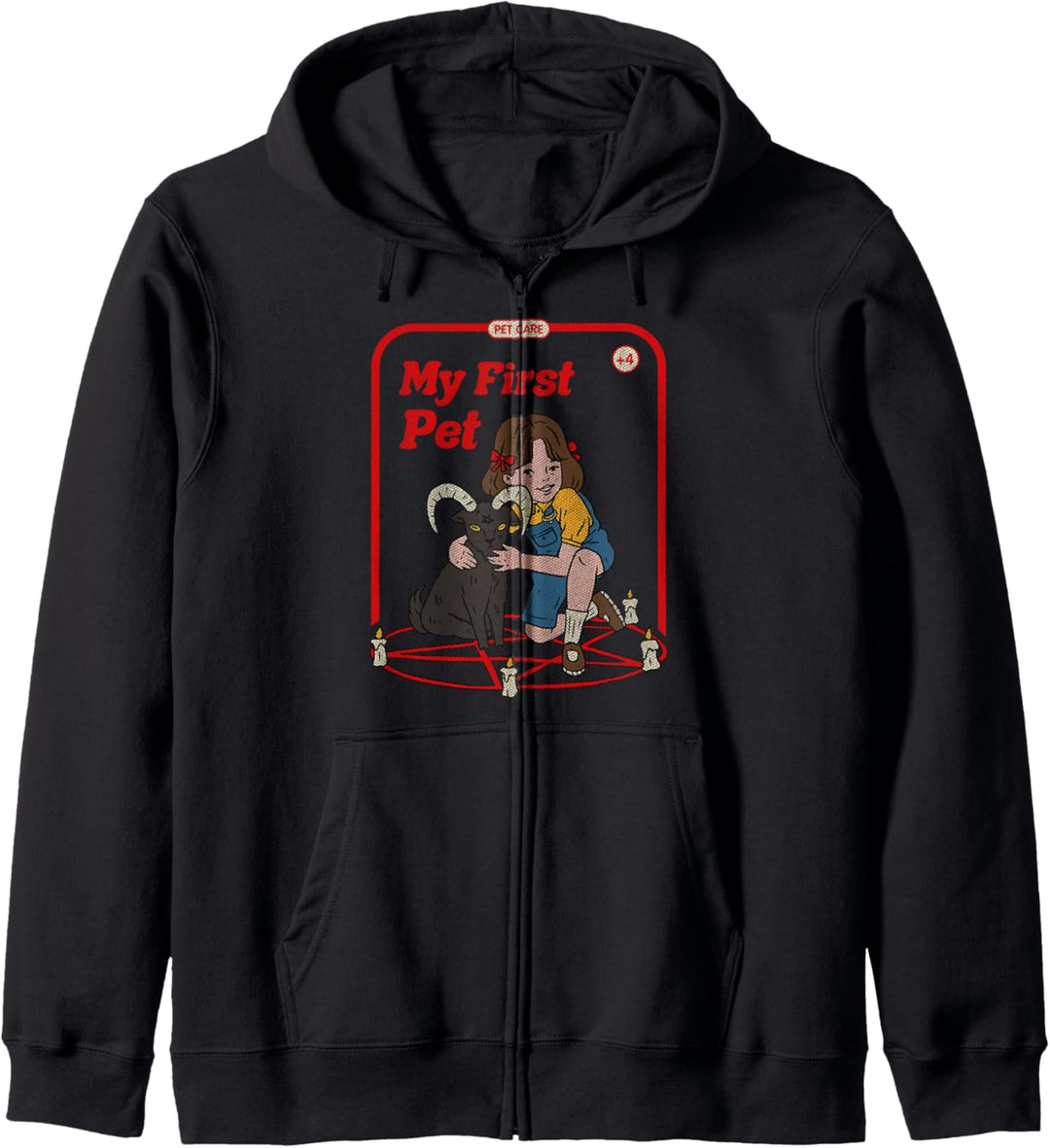 My First Pet Vintage Horror Goth Occult Childgame Kapuzenjacke
