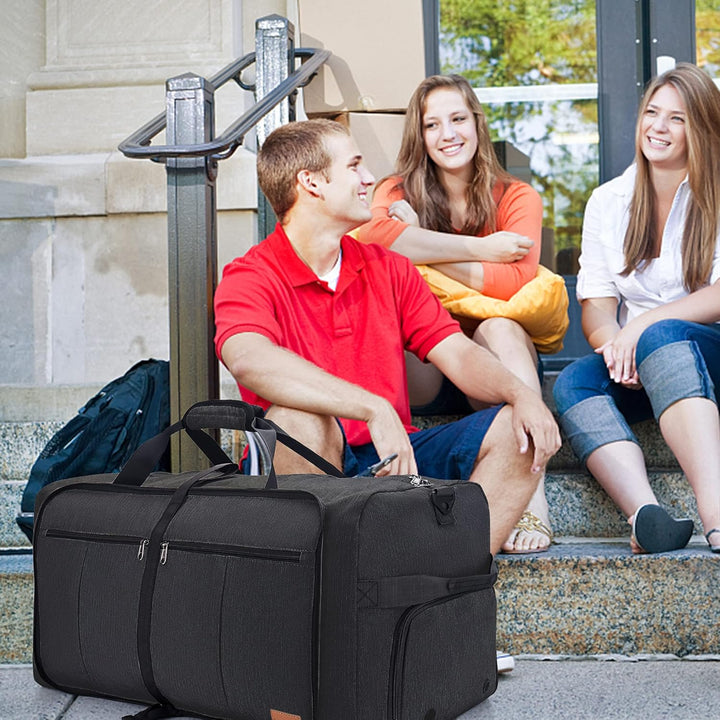 Urtala Faltbare Reisetasche für Herren &amp; Damen, 80L Gross Weekender Übernachtungstasche mit Schuhfac