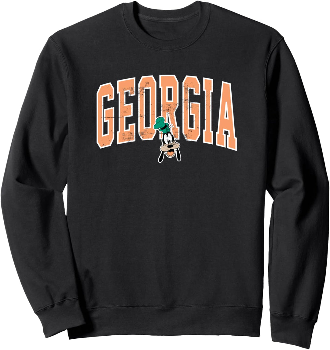 Disney Mickey Mouse & Friends Goofy Varsity Georgia Sweatshirt