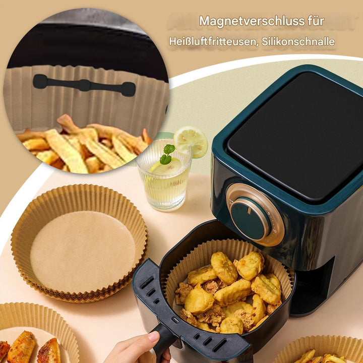 4Stück Magnete Für Airfryer Backpapier, Zubehör Für Heissluftfritteusen Backpapier Befestigungsschna