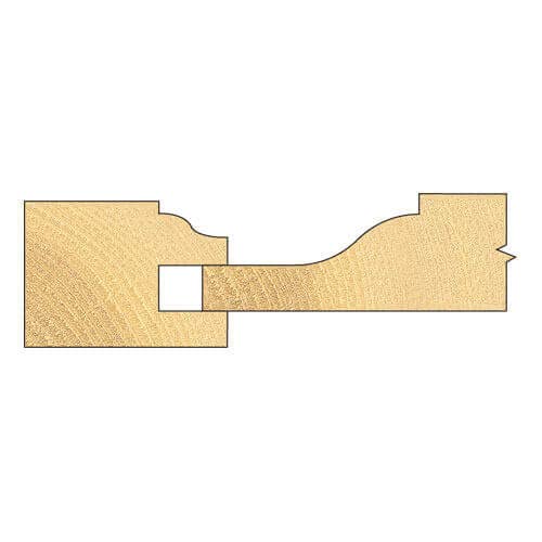 Trend Panel Door Set Ogee, bestehend aus einem Easyset Profile Scriber und Panel Raiser Cutter. Wird