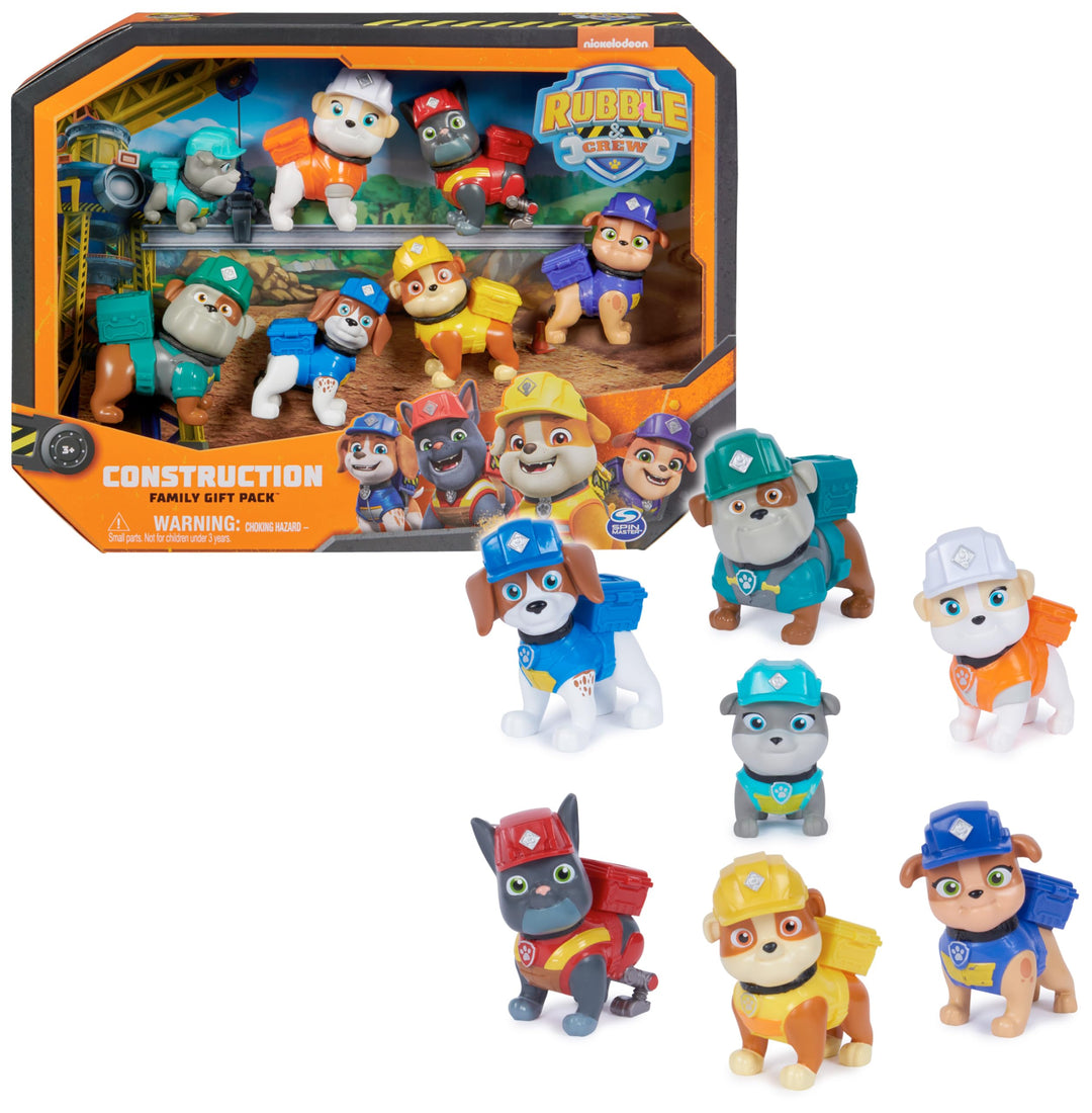 Rubble & Crew - Spielfiguren-Geschenkset mit 7 Hundefiguren zum Sammeln, Spielzeugfiguren, Spielzeug