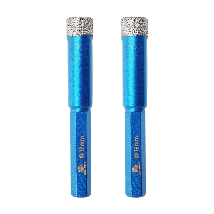 Diamant Trockenbohrer Fliesenbohrer 12mm - BRSCHNITT Sechskant-Schaft fliesenbohrer set Lochsäge für