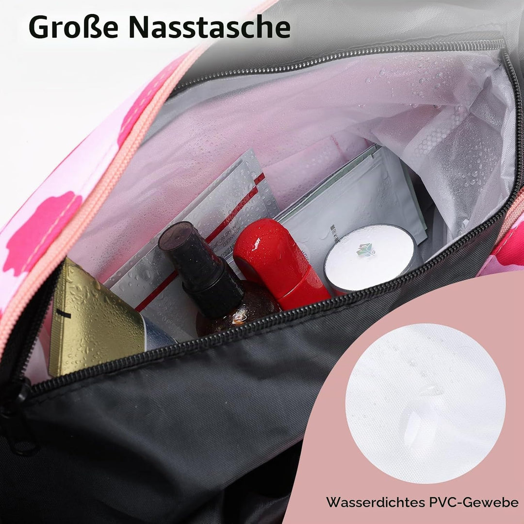 20L Sporttasche für Damen, Klein Gym Tasche mit Nassfach Tasche, Wasserdicht Sport Tasche Rucksack,