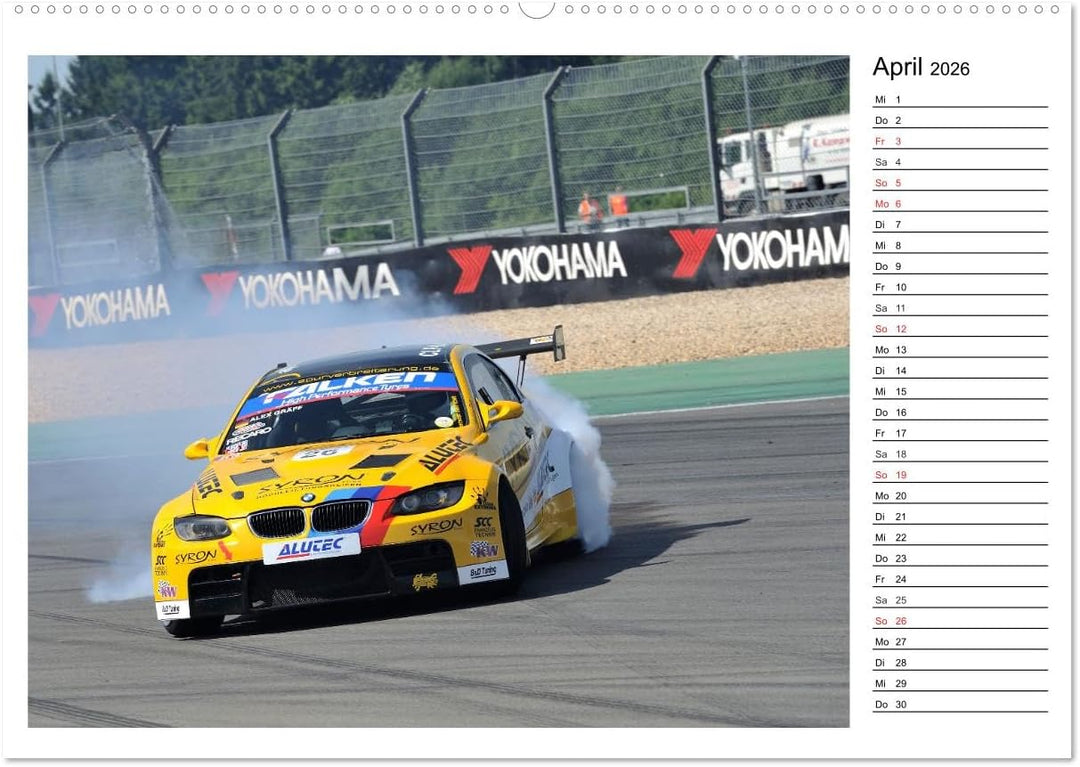 Faszination Motorsport am Nürburgring (hochwertiger Premium Wandkalender 2026 DIN A2 quer), Kunstdru