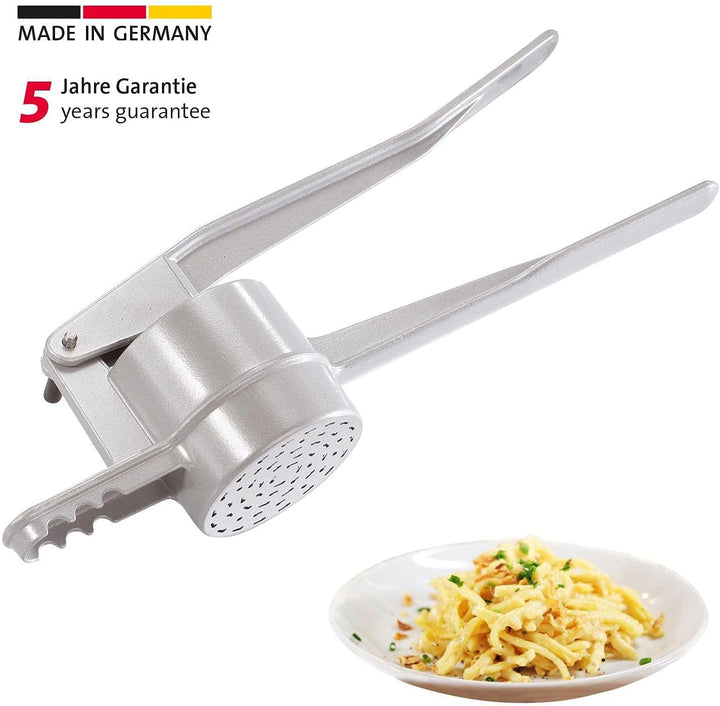Westmark Spätzle-/Kartoffelpresse, Traditionelle Lochung für Spätzle wie Handgemacht, Aluminiumdruck