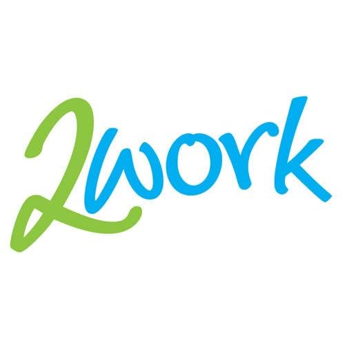 2Work CT34434 Toilettenpapier, Grosspackung, Weiss, 36 Stück
