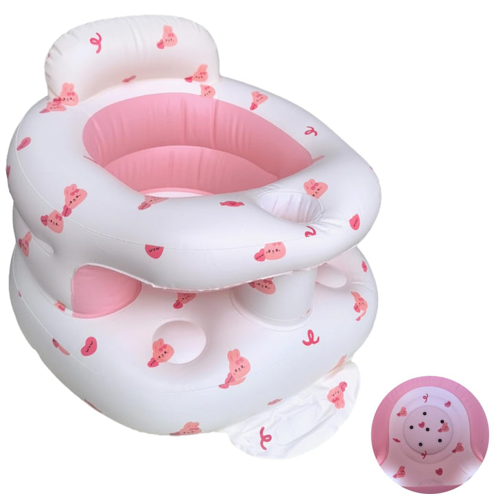 Aufblasbarer Baby-Sitz für Babys ab 4-24 Monaten,Rückenstützsofa,Baby Boden-Sitzunterstützung zum Si