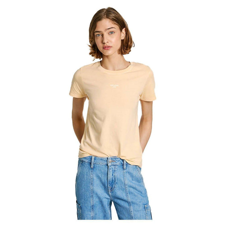 Pepe Jeans Damen Emily T-Shirt XS Yellow (Cornish Yellow), XS Yellow (Cornish Yellow)