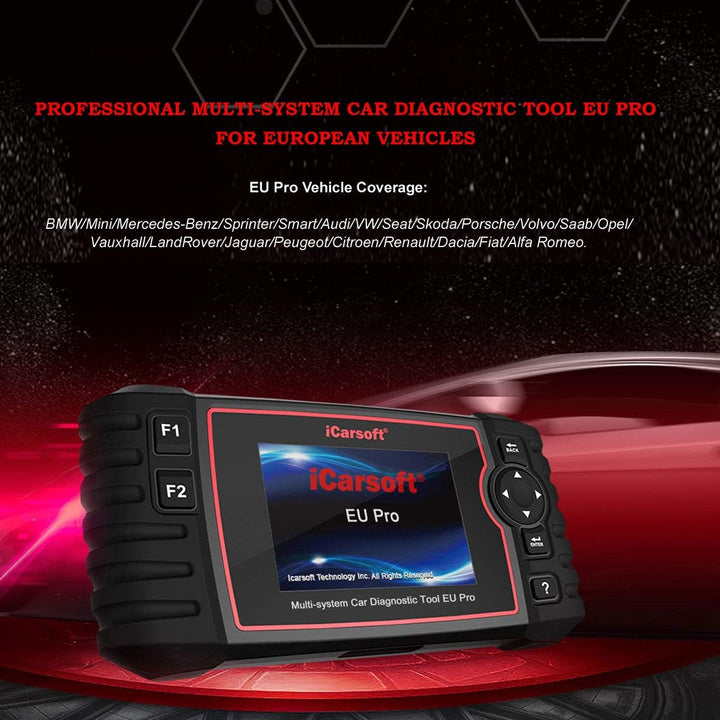Icarsoft OBD II Diagnosetool EU PRO iceupr Passend Fuer (Auto-Marke): Universal uneingeschraenkt 1St