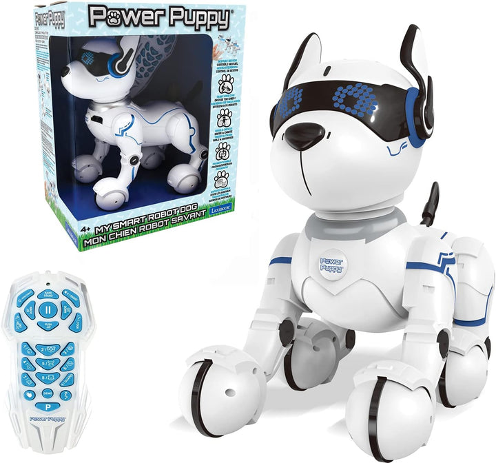 Lexibook - Power Puppy Programmierbarer Roboter-Hund mit Fernbedienung, Tanz, Yoga, Trainingsfunktio