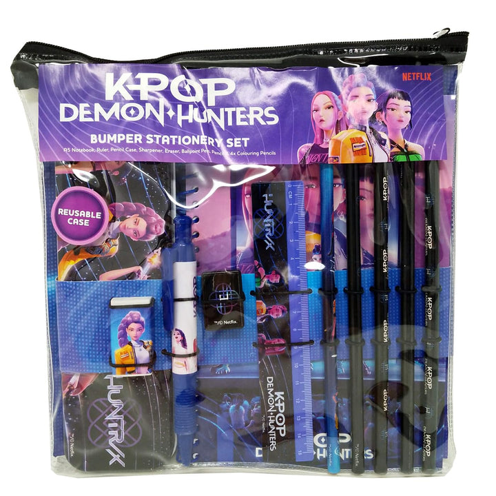 K-POP DEMON HUNTERS A5 STATIONERY BUMPER WALLET