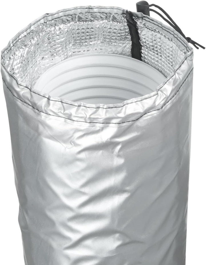 Klimaanlagen-Schlauchabdeckung, 17.5x150cm, Oxford Aluminiumfolie, Tragbare AC Schlauch Isolierung W