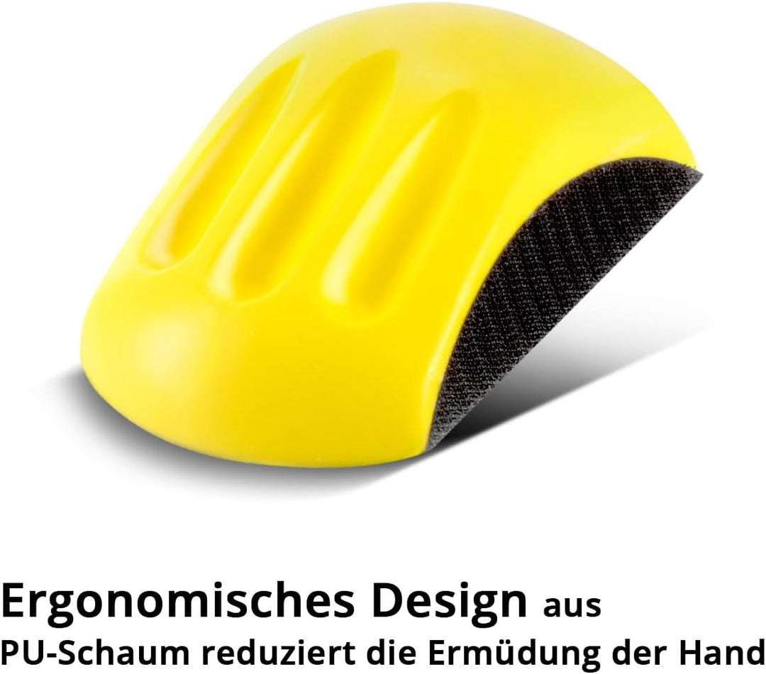 STAHLWERK Druckluft-Exzenterschleifer DES-125 ST – Druckluftschleifer 125 mm Schleifteller, Polieren