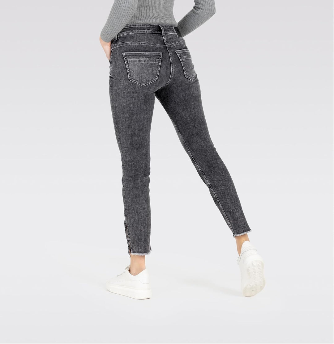 Mac - Damen 5-Pocket Jeans, Rich Slim (5755-90-0389L) 32W / 28L Anthracite Wash (D911), 32W / 28L An