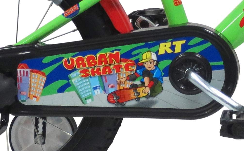 Denver Babys (Jungen) 16" Urban-Skate Ref. 2416 Fahrrad, grün/rot