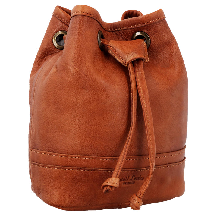 Gusti Leder Gürteltasche Aouli - Leckerlibeutel Leckerlitasche Hundezubehör Braun Leder