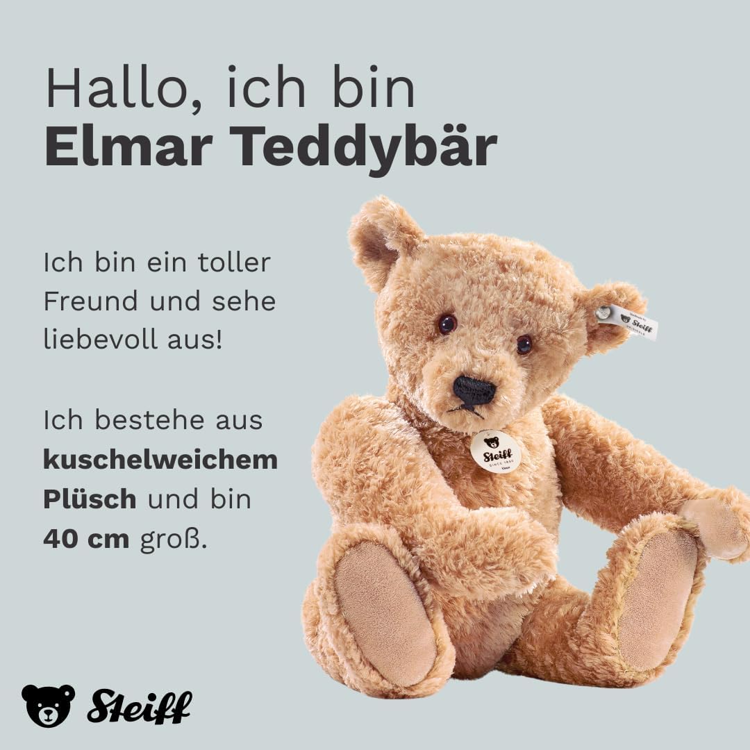 Steiff 022463 Teddyb. Elmar 40 Goldbraun Teddy Bär, 40 cm, 40 cm