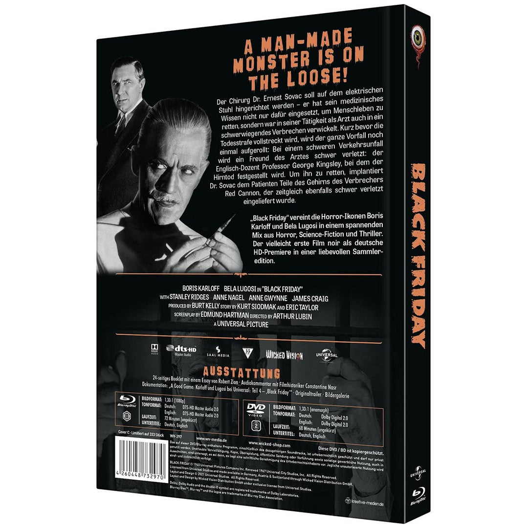 Black Friday - Mediabook - Cover C (2-Disc Limited Collector‘s Edition Nr. 47) Limitiert auf 333 Stü