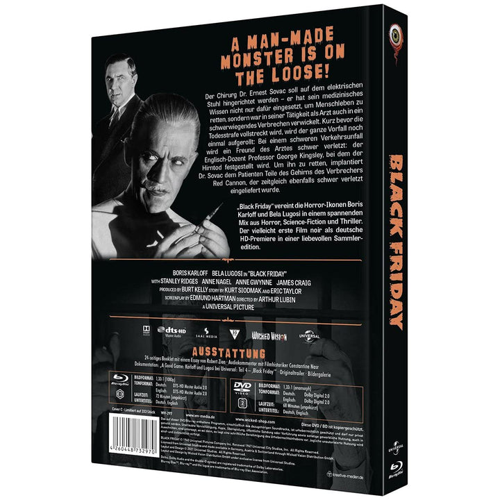 Black Friday - Mediabook - Cover C (2-Disc Limited Collector‘s Edition Nr. 47) Limitiert auf 333 Stü