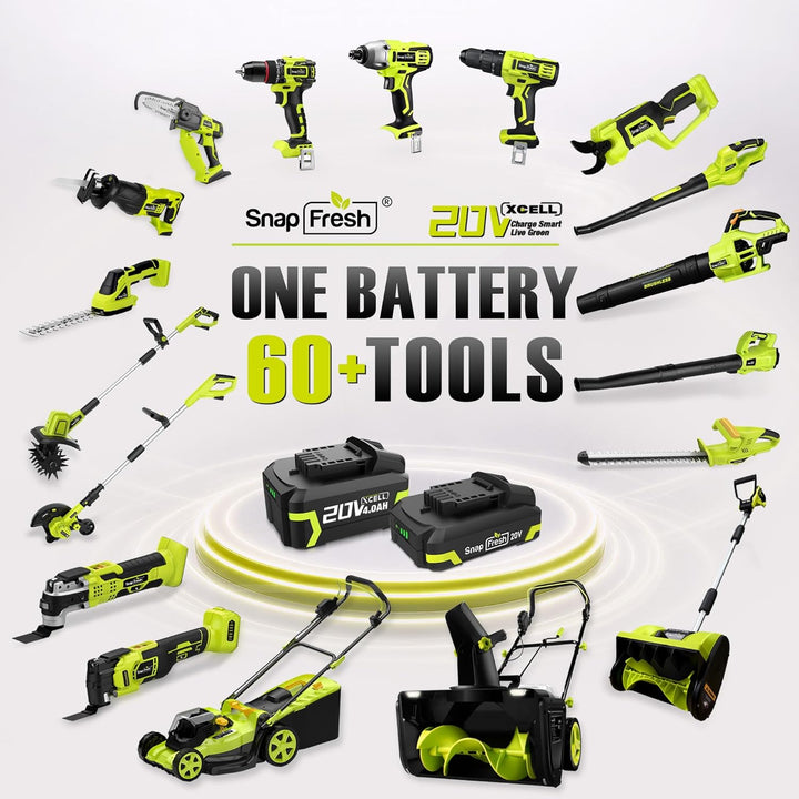 SnapFresh Oszillierendes Werkzeug, 20 V schnurloses, oszillierendes Multitool mit 6 Geschwindigkeite