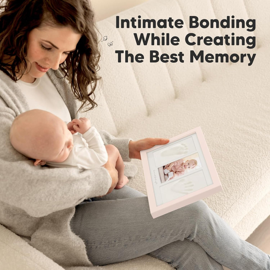 Baby Handabdruck und Fussabdruck Set - Gipsabdruck Baby Hand und Fuss für Neugeborene - Handabdruck