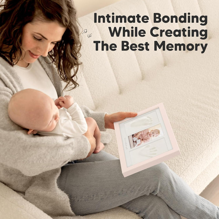 Baby Handabdruck und Fussabdruck Set - Gipsabdruck Baby Hand und Fuss für Neugeborene - Handabdruck