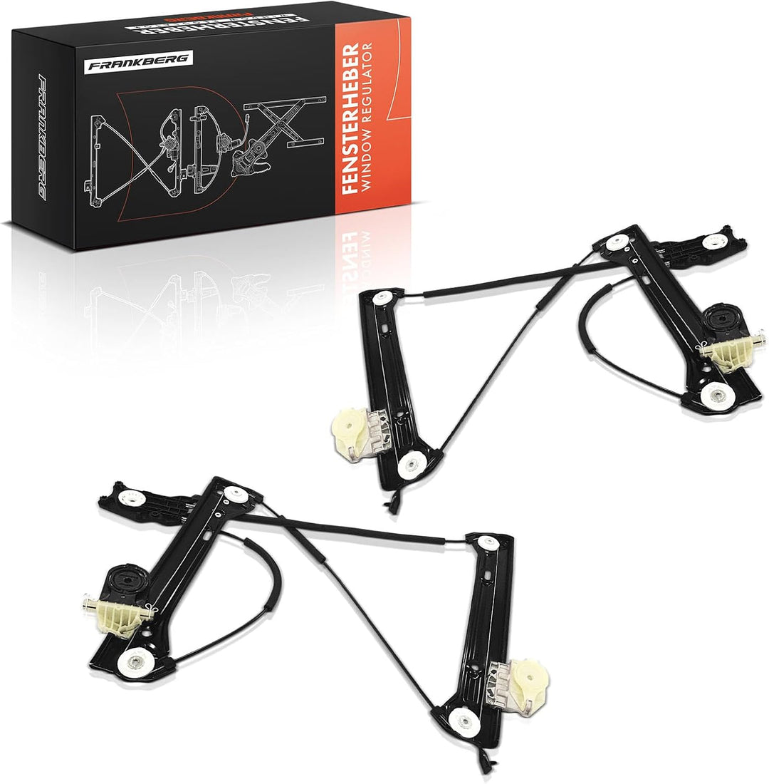 Frankberg 2x Fensterheber Elektrisch ohne Motor Vorne Links Rechts Kompatibel mit M.i.n.i F56 Schräg