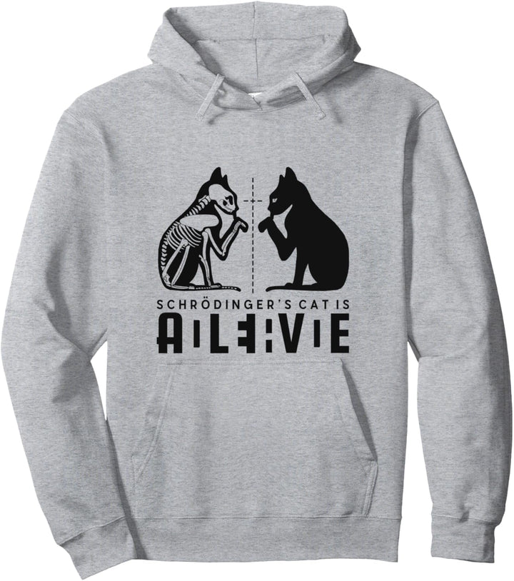 Schrödingers Katze Dead And Alive Wissenschaft Physik Pullover Hoodie