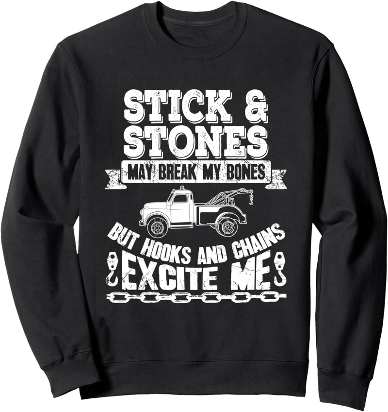 Tow Truck Driver Gift Funny Tow Trucker Sweatshirt