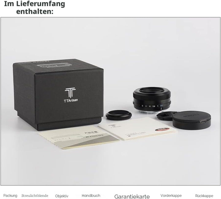 TTARTISAN 27mm F2.8 Autofokus APS-C Kameraobjektiv, Metall, geringes Gewicht, tragbare Kameraobjekti