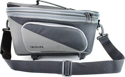 Racktime Unisex – Erwachsene Talis plus Gepäckträgertasche, schwarz, 1size Single, Single