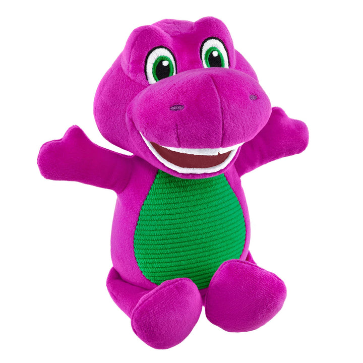 Fisher-Price Barneys Welt Spielzeug für Kleinkinder ca. 16,5 cm grosse Barney Plüsch-Dinosaurier-Fig