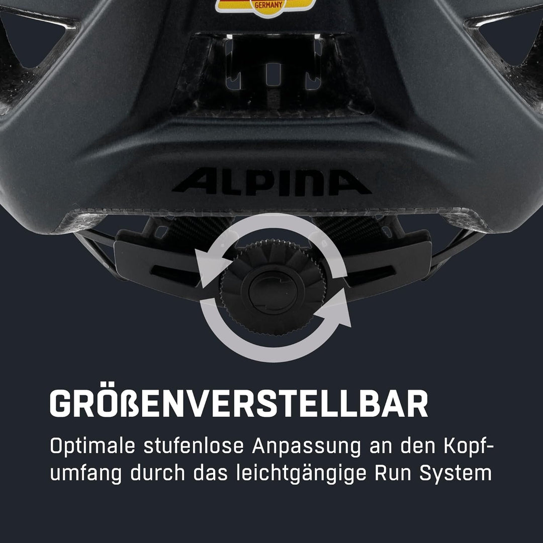 ALPINA PARANA - Leichter, Individuell Anpassbarer Touren Fahrradhelm Mit Fliegennetz Für Erwachsene,