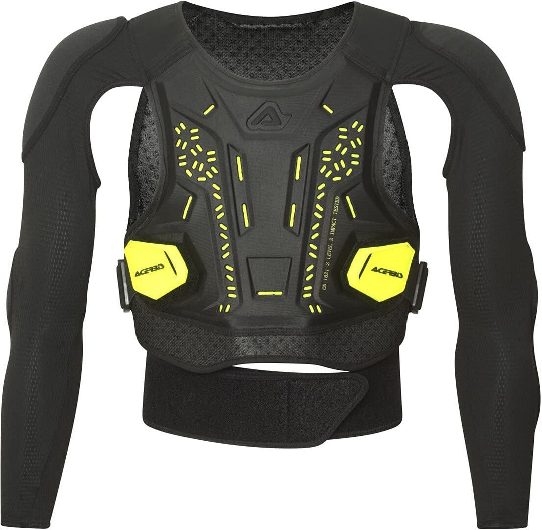 Acerbis Unisex – Erwachsene Geschirr Plasma-PETTORINA L-XL Schwarz/Gelb, L-XL Schwarz/Gelb
